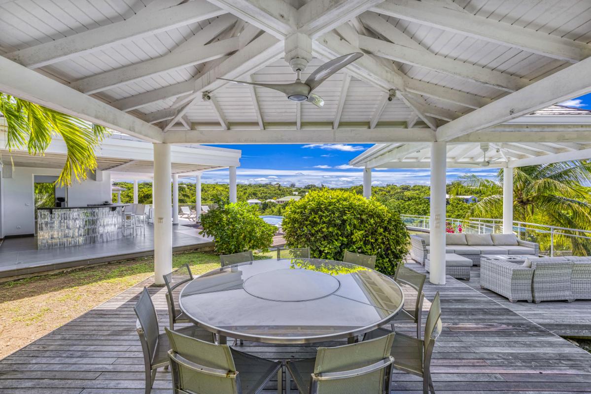 33.Location villa No Limit vue mer Saint Martin les Terres Basses - carbet